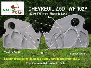 CHEVREUIL 2,5D WF 102P