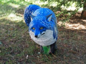 RENARD A LA COURSE BLEU DU TENERE WF 85-5P